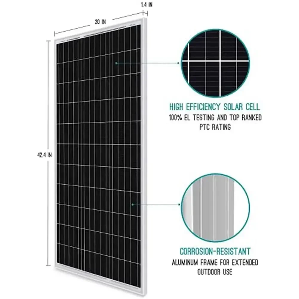 Rv Solar Kit 400W - -Per kit solare per camper Pannello
