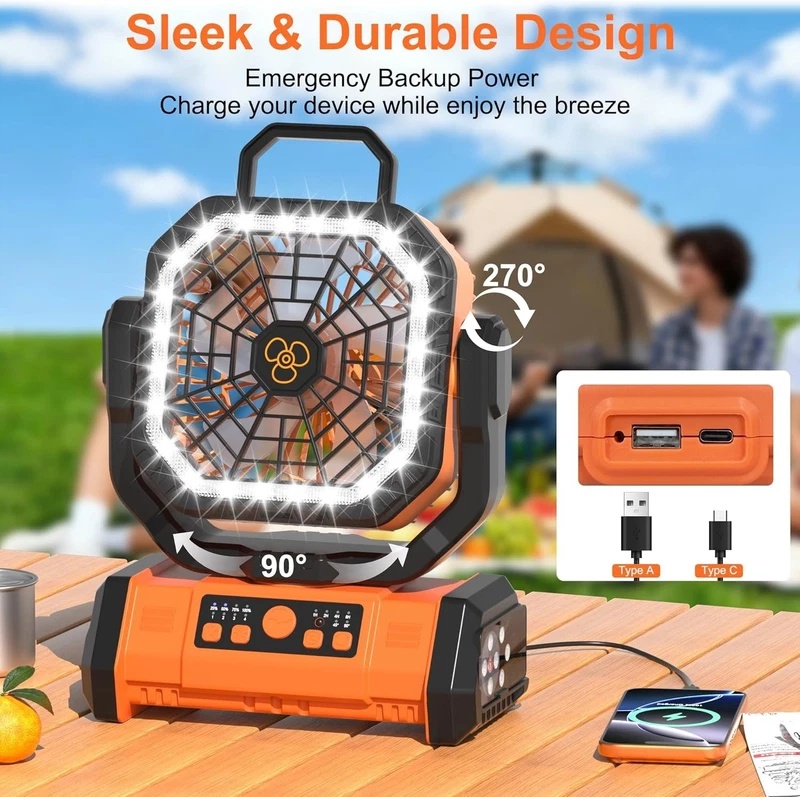 Renewable Energy Game - Ventilatore Portatile Multifunzionale da 20000mAh con