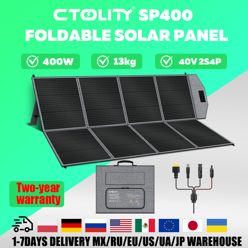 Rv Solar Kit 400W - CTOLITY Pannello Solare Portatile 400W SP400