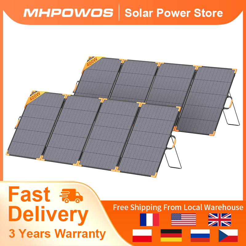 Rv Solar Kit 400W - Pannello Solare Portatile Bifacciale MHPOWOS 400W