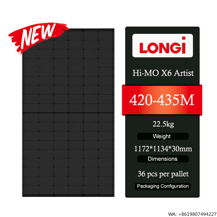 Longi Panel Lr5 - Pannello Solare Longi Hi-MO X6 Artist