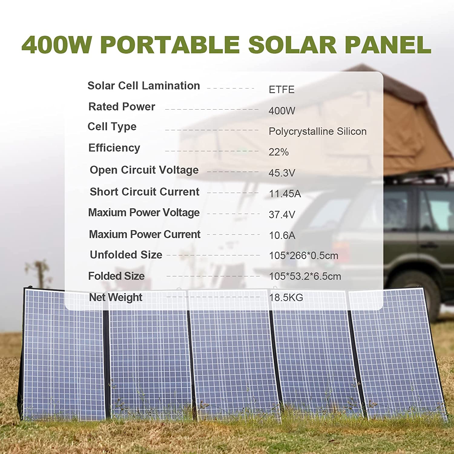 Pannello solare pieghevole ALL - Rv Solar Kit 400W recensione e prezzo